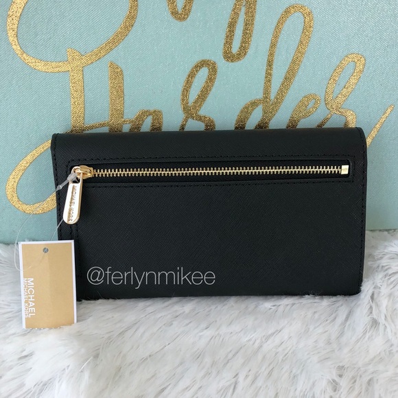 NWT Michael Kors Jet Set Travel Trifold Wallet - Picture 6 of 6